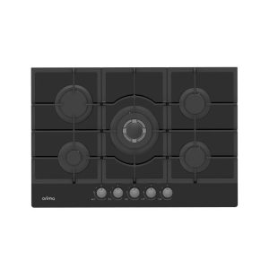 Encastre Placas Cristal Gás Placas Cristal Gás 70cm