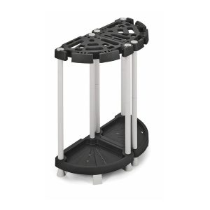 Suporte de ferramentas de jardim de alumínio / pvc 73 x 37,5 x 77,5 cm