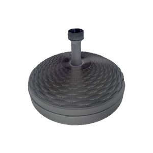 Base para chapéu-de-sol 20 l cor: preto ø46x15cm ipae progarden