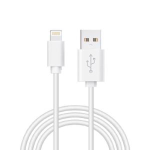 Cable USB Compatible COOL Lightning para iPhone / iPad (1.2 metros) branco
