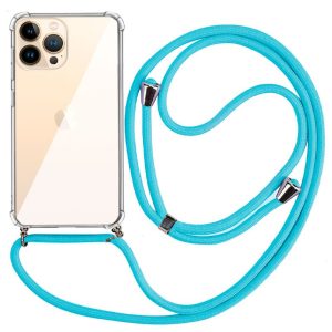 Capa COOL para iPhone 13 Pro Max Cordón Celeste
