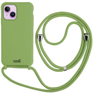 Capa COOL para iPhone 14 Cordón Liso Pistacho