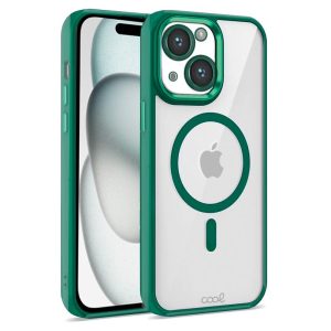 Capa COOL para iPhone 15 Magnética Borde verde