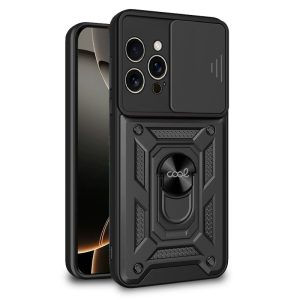 Capa COOL para iPhone 16 Pro Hard Ring preto