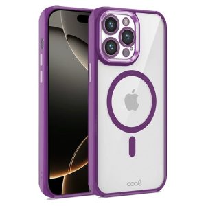 Capa COOL para iPhone 16 Pro Magnética Borde Violeta