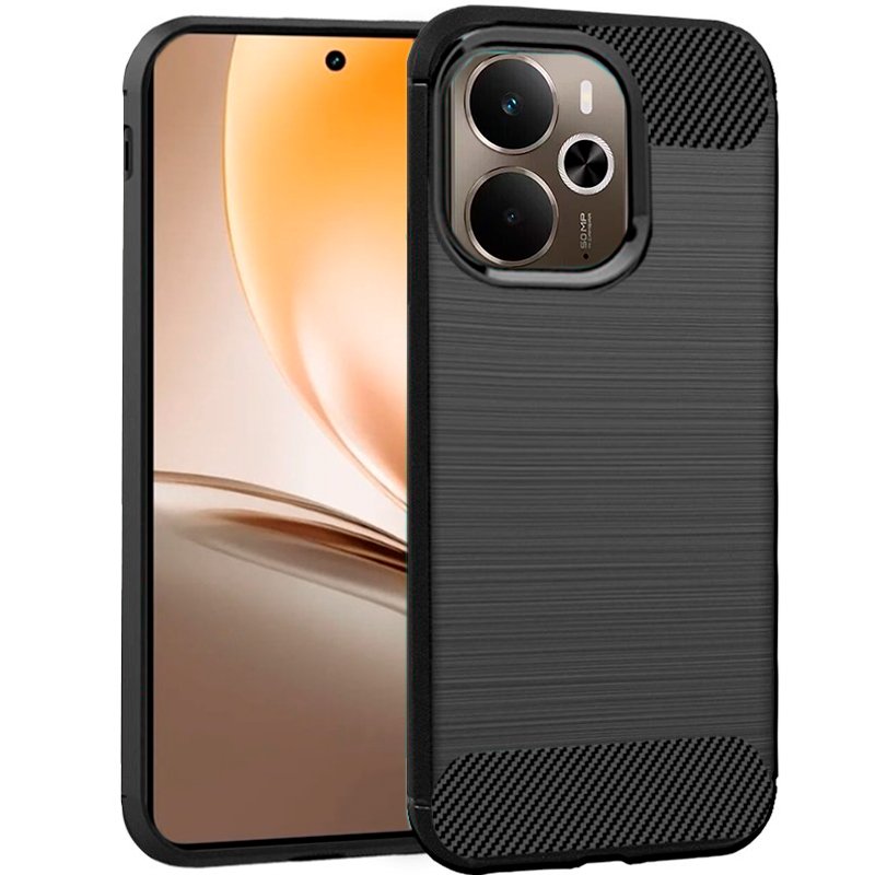 Capa COOL para Realme 14 5G / 14T 5G Carbón preto