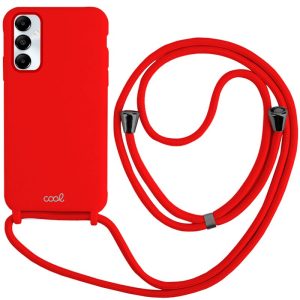 Capa COOL para Samsung A057 Galaxy A05s Cordón Liso vermelho
