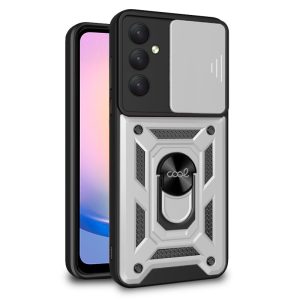Capa COOL para Samsung A256 Galaxy A25 5G Hard Ring Prata