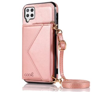 Capa COOL para Samsung A426 Galaxy A42 5G Colgante Wallet Rosa