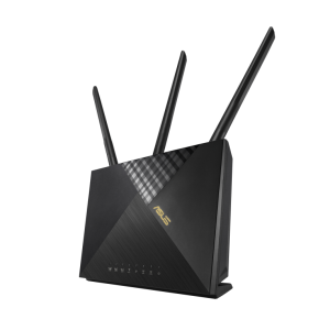 ASUS 4G-AX56 router Inalâmbrico Gigabit Ethernet Doble banda (2,4 GHz / 5 GHz) preto