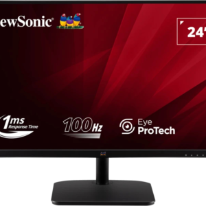 Viewsonic Value Series VA2432-MHD-3 Ecrã para PC 61 cm (24") 1920 x 1080 Pixeles Full HD LED preto
