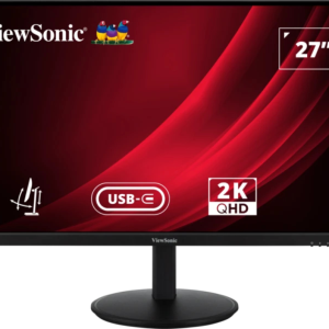 Viewsonic VG Series VG2709-2K-MHDU-2 Ecrã para PC 68,6 cm (27") 2560 x 1440 Pixeles Quad HD LED preto