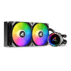 Sharkoon S80 RGB Capa do Computador, Procesador Sistema de refrigeração líquida todo en uno 12 cm preto  1 peça(s)