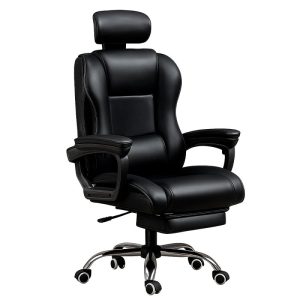 Sillón Oficina Premium COOL Board preto  (Reposapiés)