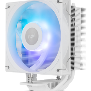 NOX Hummer NXHUMMERR400ARGBWH sistema de refrigeração para Computador Procesador Ventilador 12 cm branco