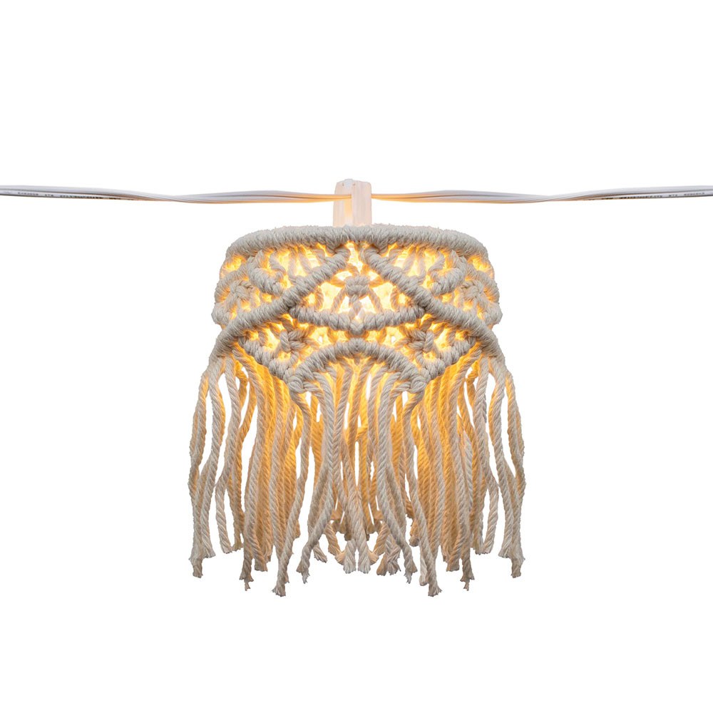 Guirlanda solar mykonos 2700 k, 280 lm, luz quente, ip44, 5 m