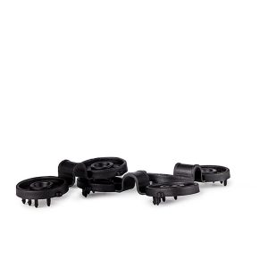 Grampos para malha de ocultação, pretos, 600 unidades