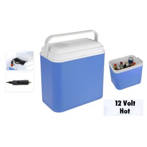 Geleira de campismo 24 l. adaptador de carro de 12v dc 39x24x39cm atlantic
