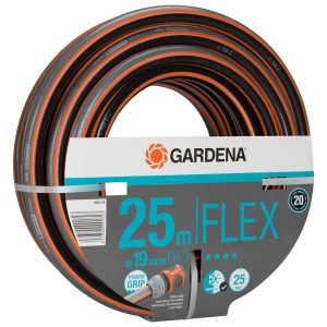 Mangueira de rega flex ø19 mm, ¾ pol, 25 m