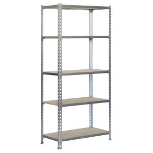 Estante madeira 167.4x71x31cm 5e galva/madeira 75kg simon rack