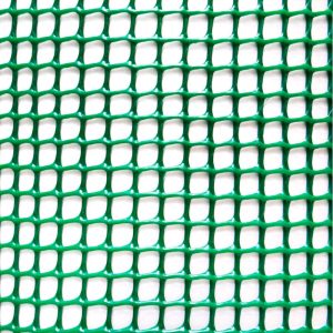 Rolo de malha de proteção cor verde 1x25m quadro: 4,5x4,5mm faura