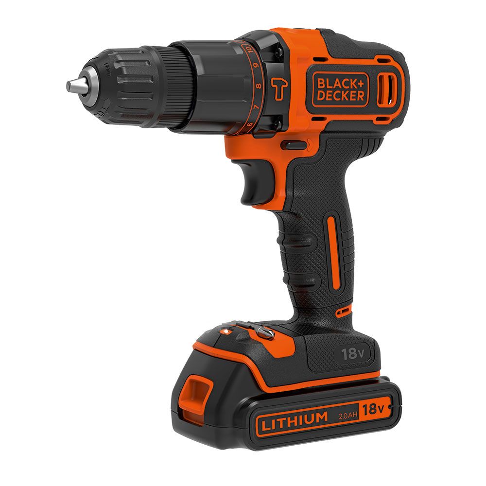 Berbequim percutor 18v bdchd18kb-qw black+decker