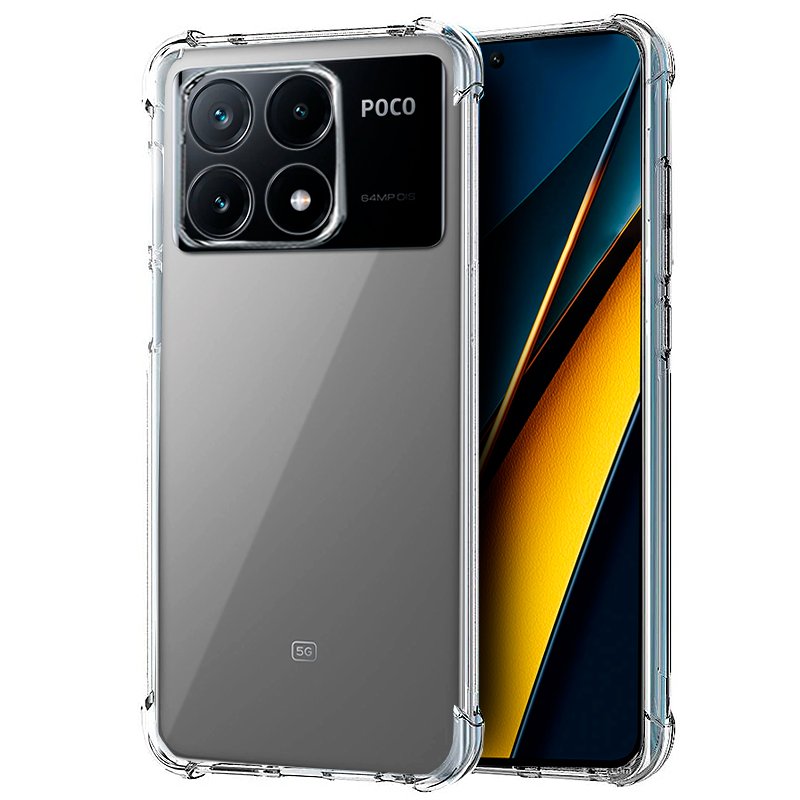 Capa COOL para Xiaomi Poco X6 Pro 5G AntiShock Transparente
