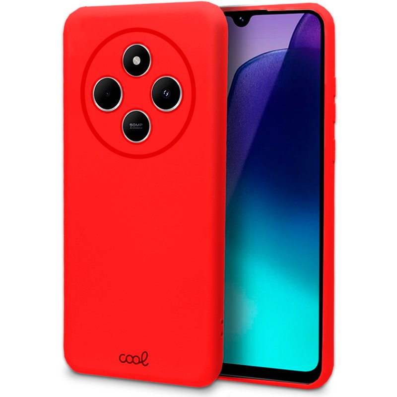 Capa COOL para Xiaomi Redmi 14C / Poco C75 Cover vermelho