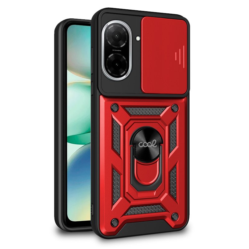 Capa COOL para Xiaomi Redmi A5 Hard Ring vermelho