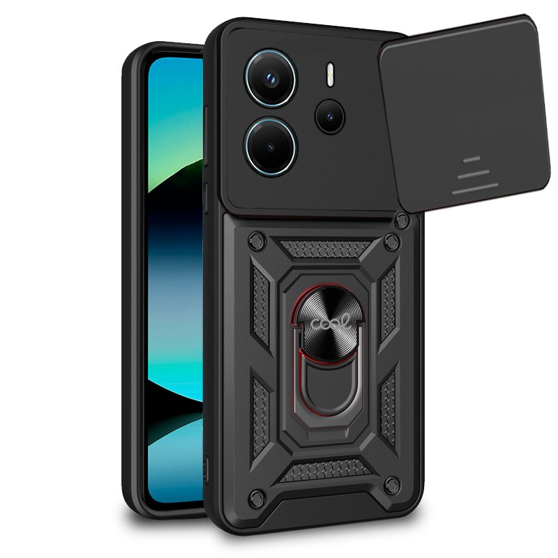 Capa COOL para Xiaomi Redmi Note 14 Hard Ring preto