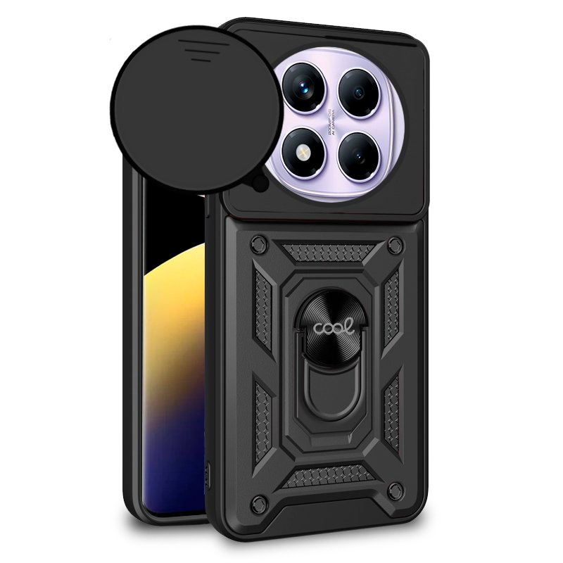 Capa COOL para Xiaomi Redmi Note 14 Pro Hard Ring preto