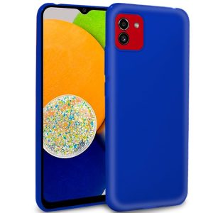 Funda COOL silicone para Samsung A035 Galaxy A03 (Azul)