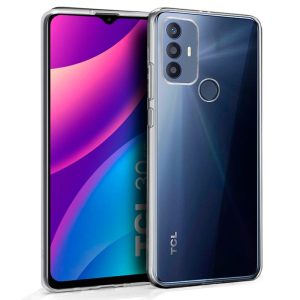 Funda COOL silicone para TCL 30 SE / 30E / 305 / 306 (Transparente)