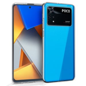 Funda COOL silicone para Xiaomi Poco M4 Pro (Transparente)