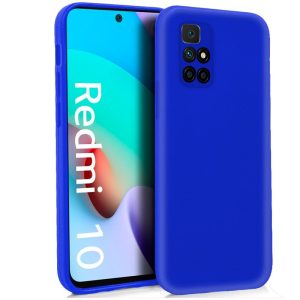 Funda COOL silicone para Xiaomi Redmi 10 / Redmi 10 2022 (Azul)