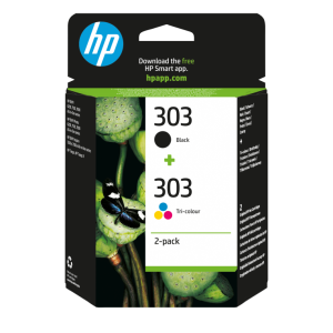 HP Paquete de 2 cartuchos de tinta Original 303 negro/tricolor
