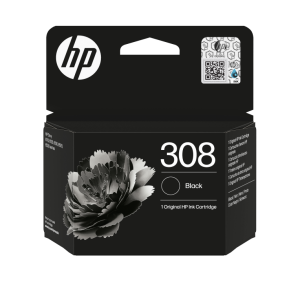 HP Cartucho de Tinta Original 308 negra