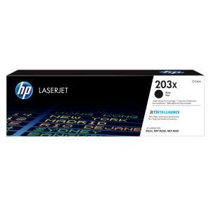 HP Cartucho de tóner Original LaserJet 203X preto  de alta capacidad