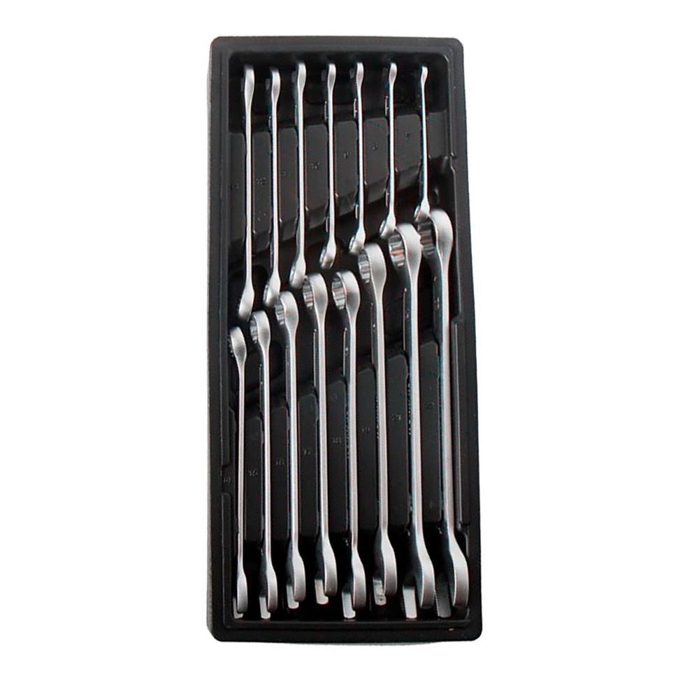 Chave combinada, fixa estrela, 7 - 22 mm, jogo 15 peças